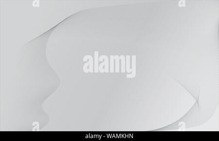 Abstract fluente wave design per la copia di sfondo spazio Illustrazione Vettoriale