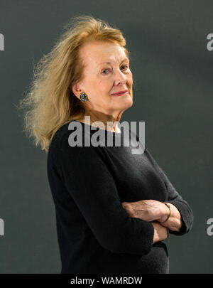 Edimburgo, Scozia, Regno Unito, 21 agosto 2019. Edinburgh International Book Festival. Nella foto: Annie Ernaux è uno degli scrittori più rispettati della Francia che ha vinto premi per i suoi libri. Il suo memoir Les Années ha fatto la longlist per il premio internazionale Man Booker di quest’anno Foto Stock