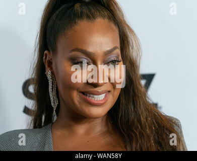 La La Anthony indossando abiti da Alexandre Vauthier assiste STARZ Power Stagione 6 premiere a Madison Square Garden (foto di Lev Radin/Pacific Stampa) Foto Stock