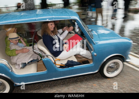 Austin sette 850 Beach auto visto al Concourse d'Eleganza villa d'Este 2019 Foto Stock