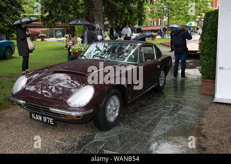 Aston Martin Vantage V8 visto al Concourse d'Eleganza villa d'Este 2019 Foto Stock