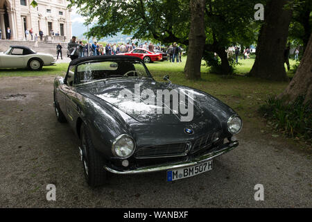 BMW 507 visto al Concourse d'Eleganza villa d'Este 2019 Foto Stock