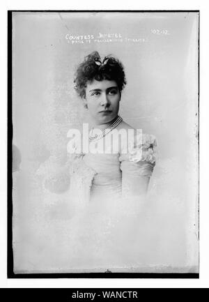 La contessa Jametel (Marie di Mecklenburg Strelitz), tre quarti di busto Foto Stock