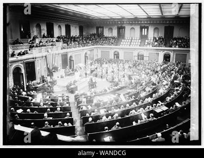 Conteggio voto elettorale, 1921 [...] 2/9/21 Foto Stock