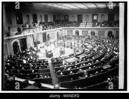 Conteggio voto elettorale, 1921 [...] 2/9/21 Foto Stock