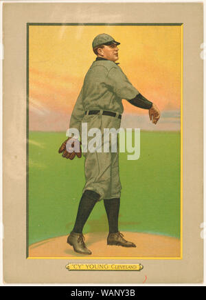 Cy giovane, Cleveland Pan, baseball card ritratto Foto Stock