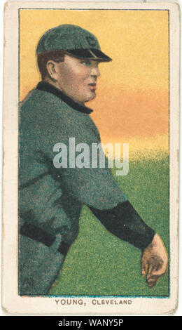 Cy giovane, Cleveland Pan, baseball card ritratto Foto Stock