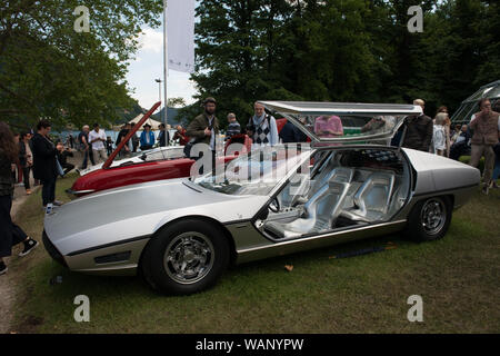 Lamborghini Marzal visto al Concourse d'Eleganza villa d'Este 2019 Foto Stock