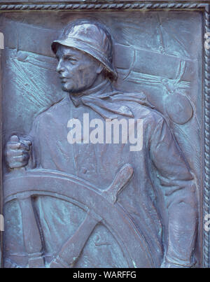 Porta dettaglio Mariners' Museo in Newport News, Virginia Foto Stock