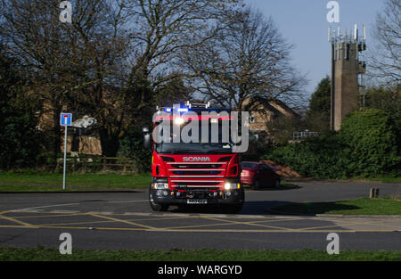 Dispositivo antincendio che risponde a Shout Foto Stock