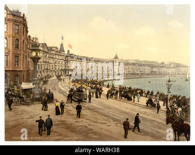 Douglas, Loch Promenade, Isola di Man; fa parte di: Viste delle isole britanniche, nella stampa Photochrom collection.; ulteriori informazioni circa la stampa Photochrom Collection è disponibile a titolo http://hdl.loc.gov/loc.pnp/pp.pgz; dalla Detroit Publishing Co., catalogo J-sezione estera, Detroit, Michigan. : Detroit Publishing Company, 1905.; stampa n. 10181. Foto Stock