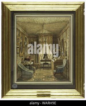 Disegno interno di uno spogliatoio con Tented Soffitto, 1848 Foto Stock