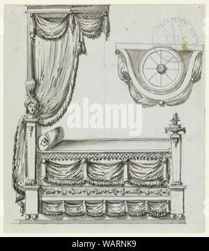 Disegno disegno originale, Cahier VII, la piastra 1, 1770-96 Foto Stock