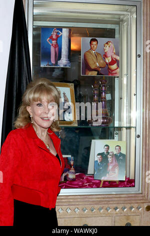 Agosto 21, 2019, Los Angeles, CA, Stati Uniti d'America: LOS ANGELES - agosto 21: Barbara Eden a Barbara Eden omaggio apertura mostra notte presso il Museo di Hollywood Museum, il 21 agosto 2019 a Los Angeles, CA (credito Immagine: © Kay Blake/ZUMA filo) Foto Stock