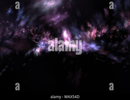 Colorato spazio astratto. le nuvole colorate concept Foto Stock