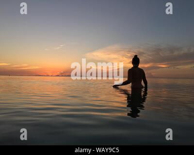 Prendere una vacanza per il posto più tranquillo Foto Stock