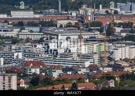 Friburgo in Breisgau, sviluppo residenziale, una scatola nuova station wagon, Foto Stock