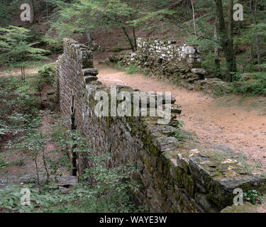 Poinsett ponte su poco spazio Creek. Il più antico ponte di Carolina del Sud. Costruito nel 1820 e chiamato con il nome di Joel Roberts Poinsett. Entro il Poinsett BRI Foto Stock