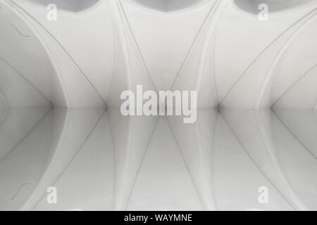 Ampio scatto di una struttura 3d astratta bianca Foto Stock