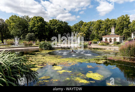 Giardini Italiani di Hyde Park Londra REGNO UNITO Foto Stock