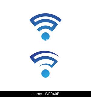 Il segnale wi-fi illustrazione del modello di progettazione Illustrazione Vettoriale