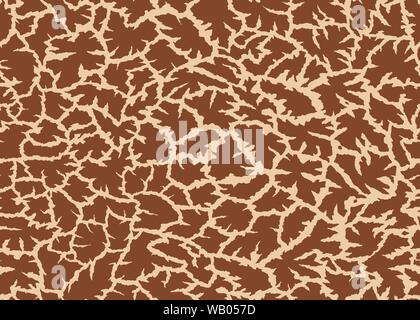 Masai Giraffe pelle perfetta design pattern. Illustrazione Vettoriale sfondo. Per la stampa tessile, web, home decor, moda, superficie, graphic design Illustrazione Vettoriale
