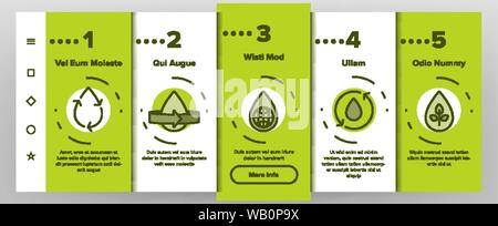 Trattamento acqua di onboarding vettore Illustrazione Vettoriale