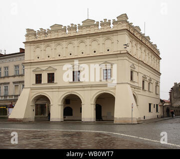 La famiglia Orsetti tenement house in Jaroslaw. Polonia Foto Stock