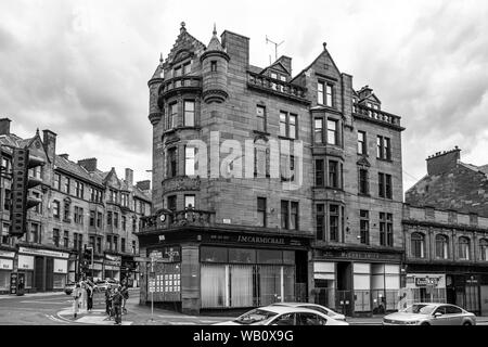 Glasgow, Scotland, Regno Unito - 22 Giugno 2019: impressionante architettura della vecchia Glasgow a 1 Duke Street Glasgow ora occupati da Glasgow Solicitors. Foto Stock