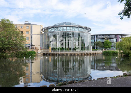 Sunderland Museum e giardini invernali da Mowbray Park, Sunderland, Tyne and Wear, England, Regno Unito Foto Stock