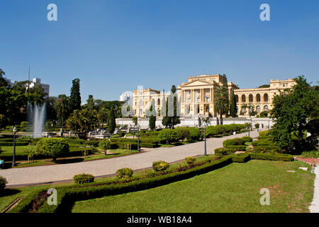 Ipiranga Museum (Museu Paulista dell'Università di São Paulo), il Parco Indenpendência, Ipiranga, São Paulo, Brasile Foto Stock