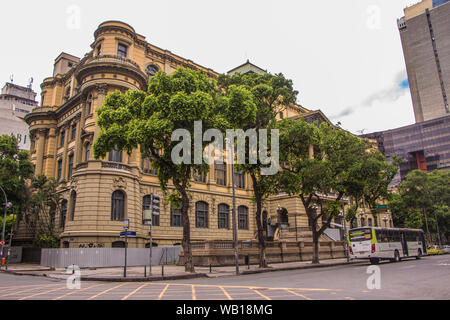 Biblioteca Nacional, Rio de Janeiro, Brasile Foto Stock