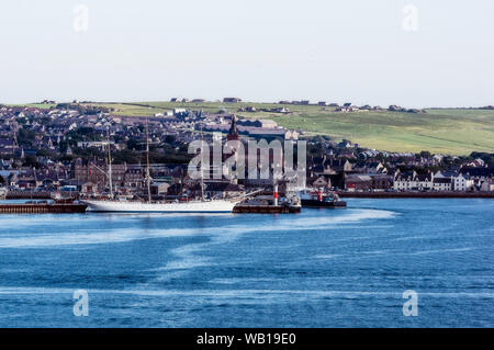 Gran Bretagna, Scozia, isole Orcadi, Kirkwall, Porto Foto Stock