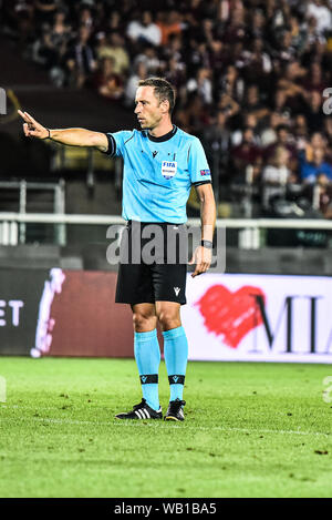 Torino, Italia. Il 22 agosto, 2019. Artur Dias durante la UEFA Europa League playoff round partita di calcio tra Torino FC e Wolverhampton Wanderers FC.Wolverhampton Wanderers FC ha vinto 2-3 presso lo Stadio Olimpico Grande Torino in Italia Torino, 22 agosto 2019 (foto di Alberto Gandolfo/Pacific Stampa) Credito: Pacific Press Agency/Alamy Live News Foto Stock