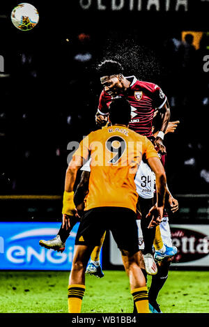 Torino, Italia. Il 22 agosto, 2019. Aina di Torino FC durante la UEFA Europa League playoff round partita di calcio tra Torino FC e Wolverhampton Wanderers FC.Wolverhampton Wanderers FC ha vinto 2-3 presso lo Stadio Olimpico Grande Torino in Italia Torino, 22 agosto 2019 (foto di Alberto Gandolfo/Pacific Stampa) Credito: Pacific Press Agency/Alamy Live News Foto Stock