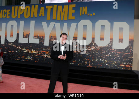 Los Angeles premiere di " una volta a Hollywood" tenutasi presso la leva TCL Chinese Theatre - Arrivi con: Quentin Tarantino dove: Los Angeles, California, Stati Uniti quando: 22 lug 2019 Credit: Nicky Nelson/WENN.com Foto Stock