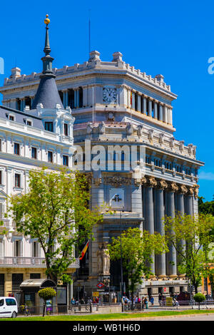 Edificio de las Cariatides, Madrid, Spagna, Sud ovest Europa Foto Stock