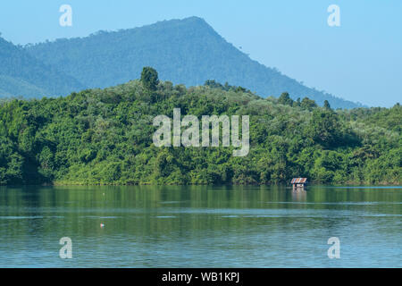 Asia, Asien, sud-est asiatico, Laos, Nam Ngum serbatoio, 30078184 Foto Stock