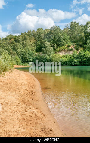 Bawsey Country Park, rigenerate sand box, al di fuori di King's Lynn nel Norfolk. Foto Stock