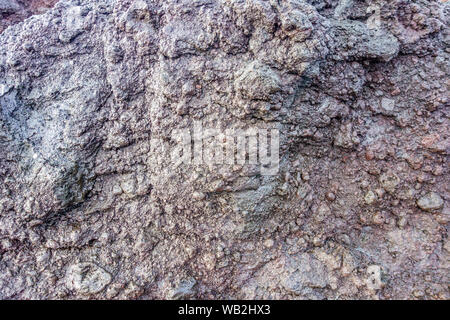 Dettaglio del conglomerato vulcanico sfondo astratto. Foto Stock