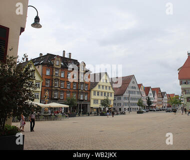 Architettura in Biberach, Germania Foto Stock