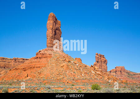 La Valle degli Dèi, porta le orecchie monumento nazionale, Utah, Stati Uniti d'America Foto Stock