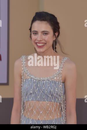 Los Angeles premiere di " una volta a Hollywood" tenutasi presso la leva TCL Chinese Theatre - Arrivi con: Sarah Margaret Qualley dove: Hollywood, California, Stati Uniti quando: 22 lug 2019 Credit: FayesVision/WENN.com Foto Stock