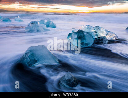 Iceberg (Diamante) Spiaggia Sud dell'Islanda