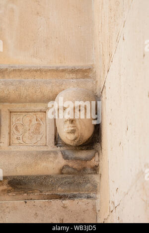 Ritratti rinascimentale presso la Cattedrale di San Giacomo di Sibenik, Croazia, Europa Foto Stock