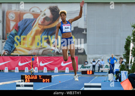 ROJAS YULIMAR (VEN) SALTOTRIPLO donne durante la XXXIII° Incontro di Padova, Padova, Italia, 16 lug 2019, atletica atletica internazionali Foto Stock