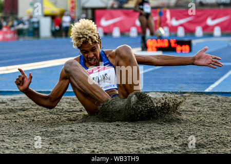 ROJAS YULIMAR (VEN) SALTOTRIPLO donne durante la XXXIII° Incontro di Padova, Padova, Italia, 16 lug 2019, atletica atletica internazionali Foto Stock