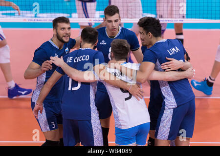 Felicita ARGENTINA durante la Lega delle Nazioni uomini - Italia vs Argentina, Milano, Italia, 22 giu 2019, Pallavolo Italiana Pallavolo squadra nazionale Foto Stock