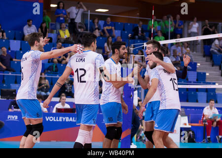 Felicita ARGENTINA durante la Lega delle Nazioni uomini - Polonia vs Argentina , Milano, Italia, 21 giu 2019, Pallavolo Pallavolo Intenationals Foto Stock