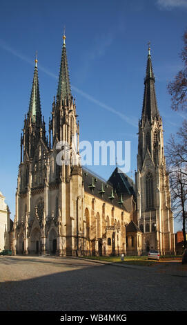 San Venceslao nella cattedrale di Olomouc. Moravia. Repubblica ceca Foto Stock